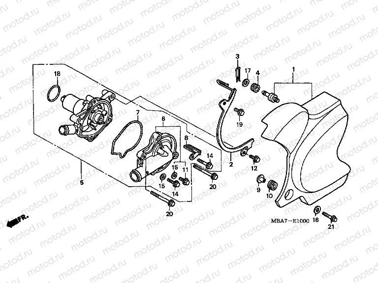 E-10 WATER PUMP