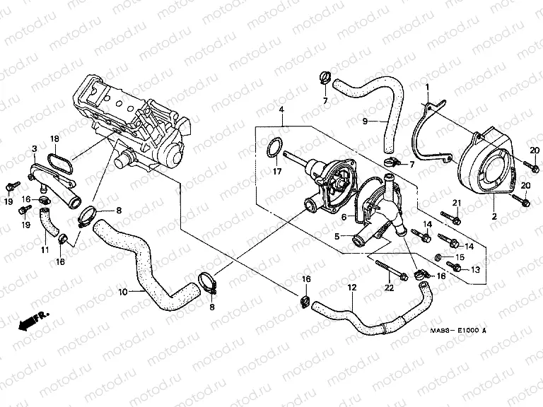 E-10 WATER PUMP