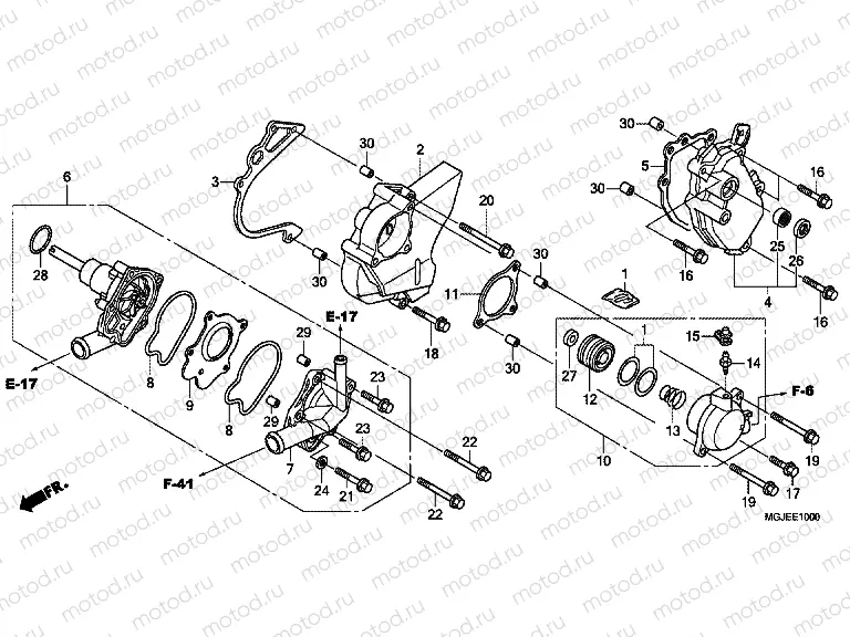 E-10 WATER PUMP