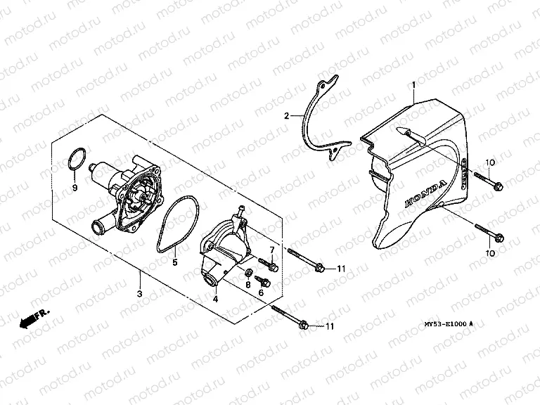 E-10 WATER PUMP