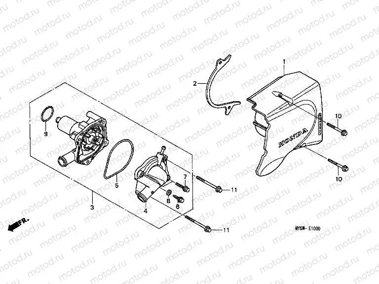 E-10 WATER PUMP