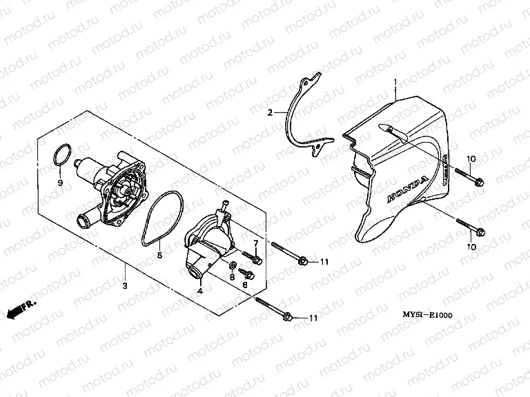 E-10 WATER PUMP
