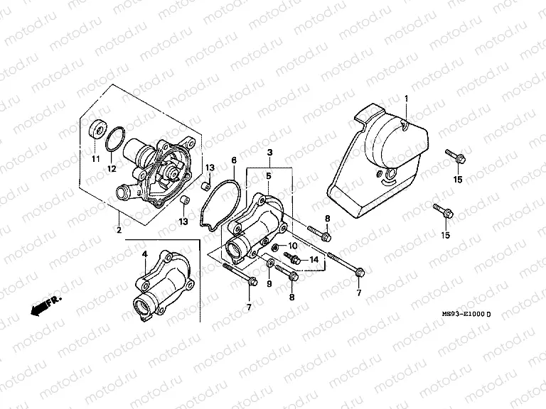 E-10 WATER PUMP