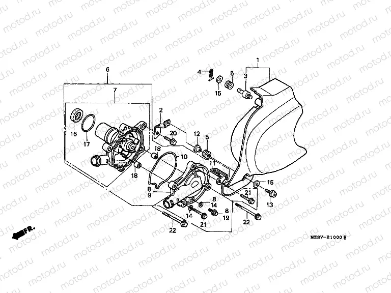 E-10 WATER PUMP