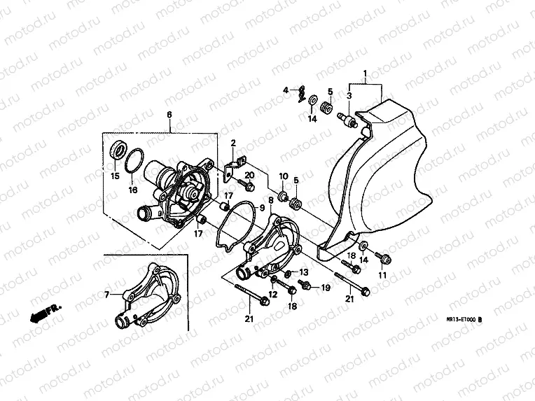E-10 WATER PUMP