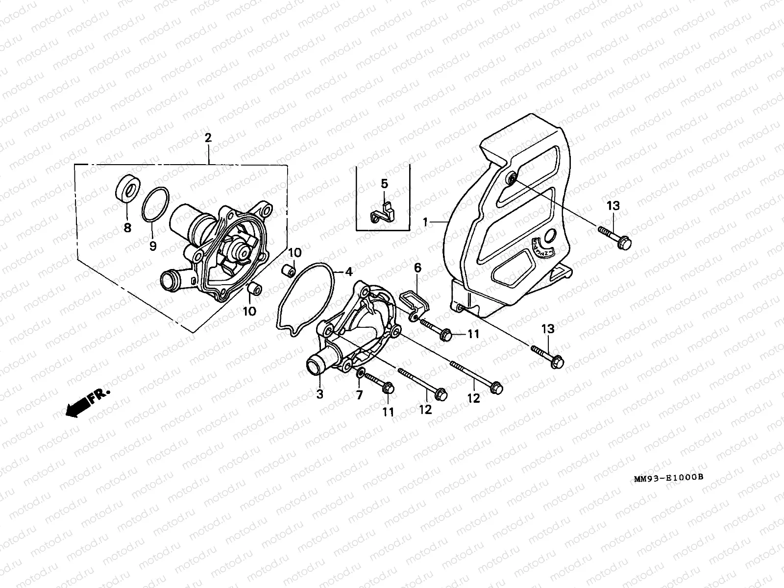 E-10 WATER PUMP