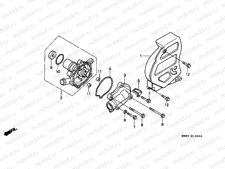 E-10 WATER PUMP