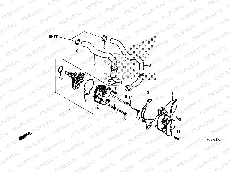 E-10 WATER PUMP