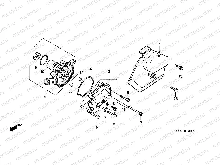 E-10 WATER PUMP