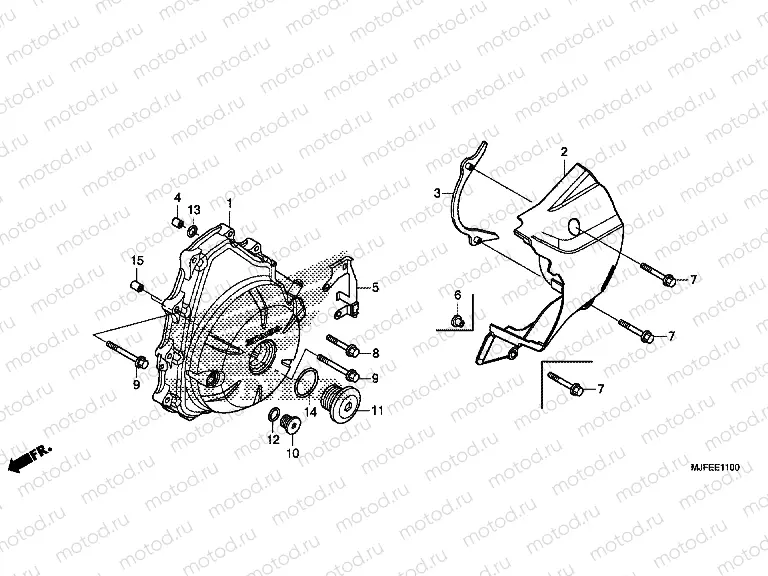 E-11 A.C. GENERATOR COVER