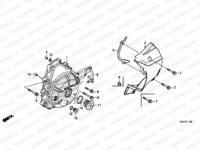 E-11 A.C. GENERATOR COVER