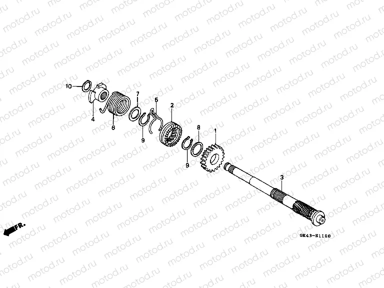 E-11 BUCKET STRUCTURE (C50DF / G / DG / J / N / SN)