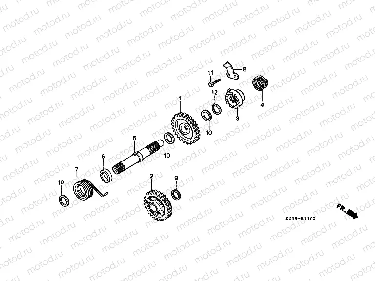 E-11 DRIVE SHAFT AXLE