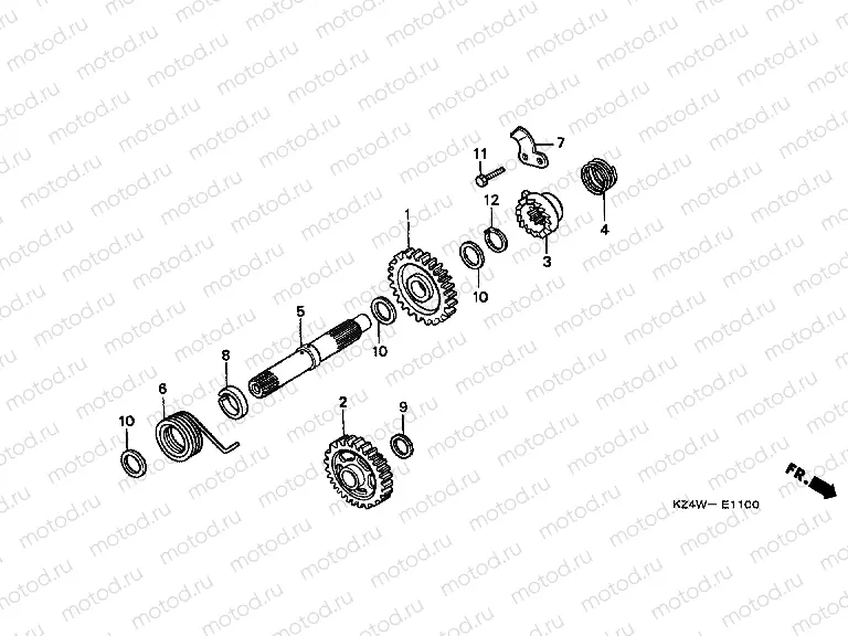 E-11 DRIVE SHAFT AXLE