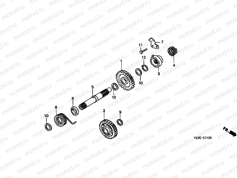 E-11 DRIVE SHAFT AXLE