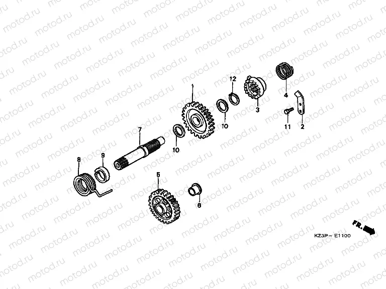 E-11 DRIVE SHAFT AXLE