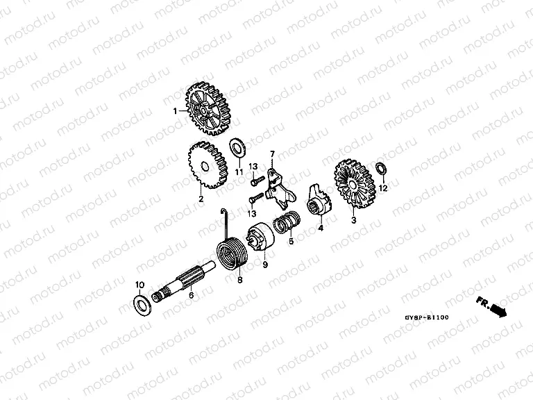 E-11 DRIVE SHAFT AXLE