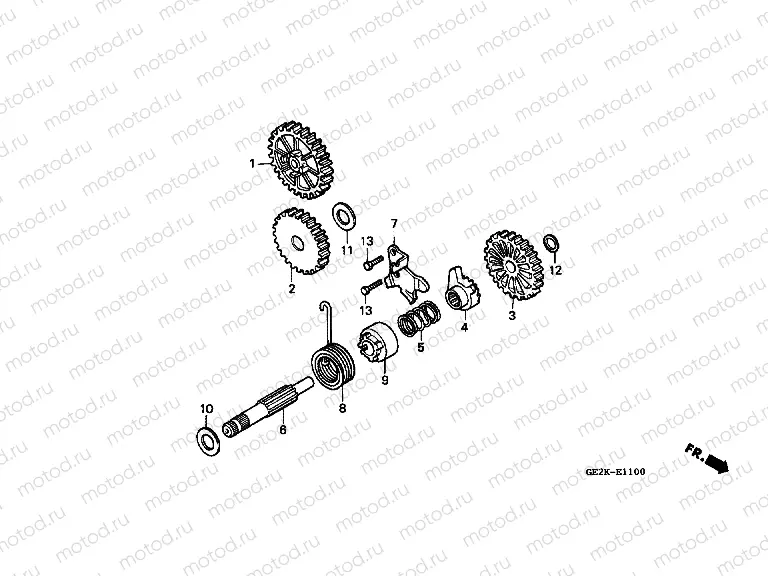 E-11 DRIVE SHAFT AXLE