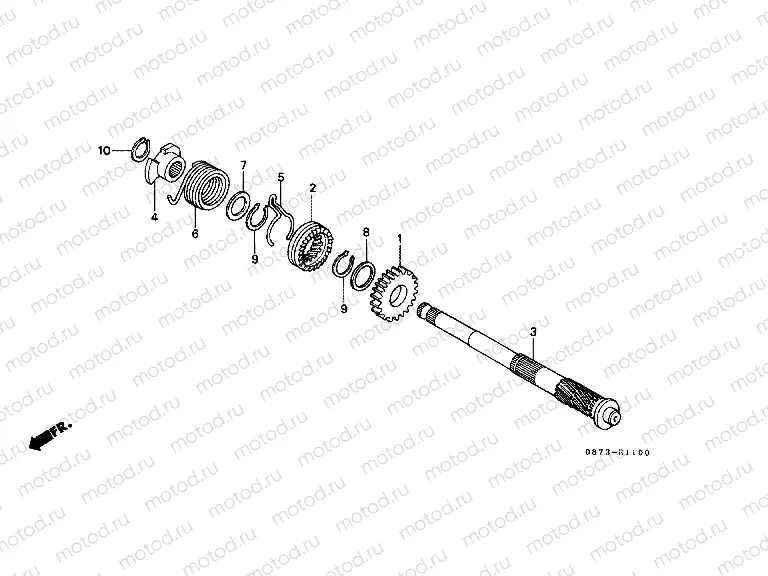 E-11 DRIVE SHAFT AXLE