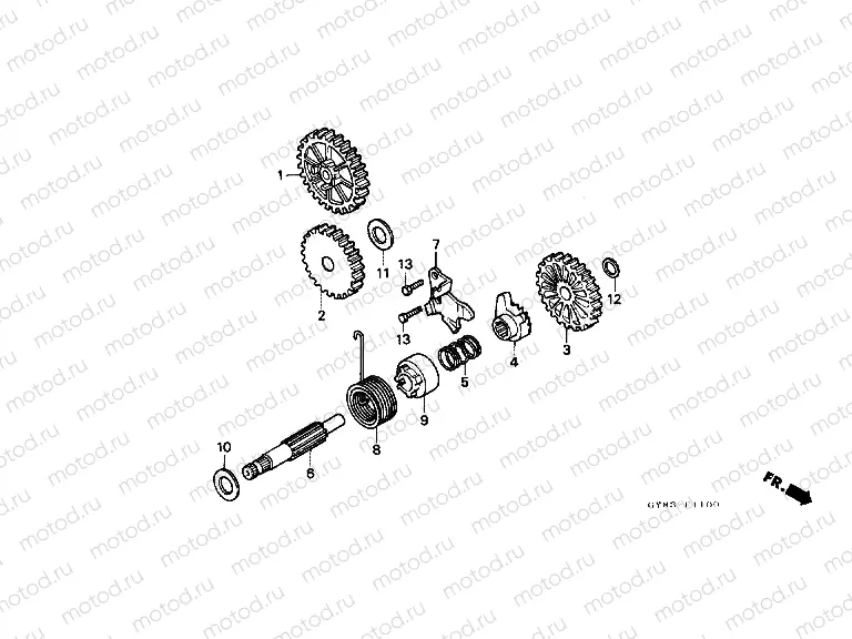 E-11 DRIVE SHAFT AXLE
