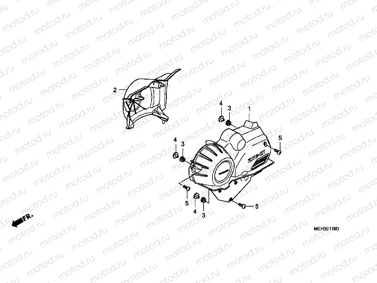 E-11 ENGINE SIDE COVER