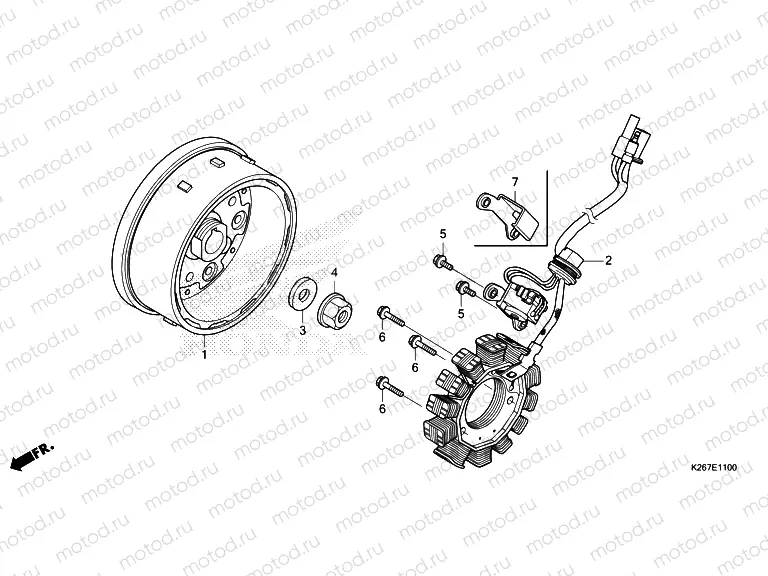 E-11 GENERATOR/FLYWHEEL