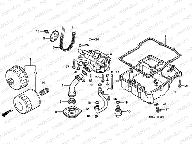 E-11 OIL PUMP