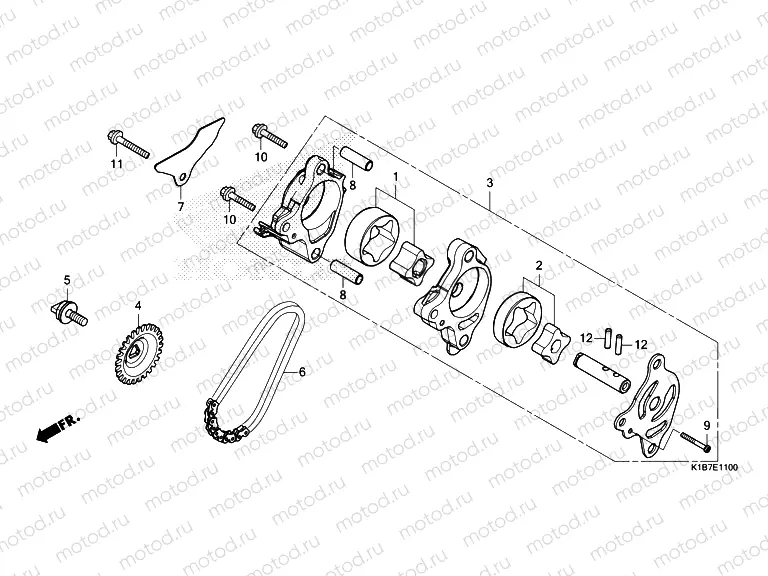 E-11 OIL PUMP