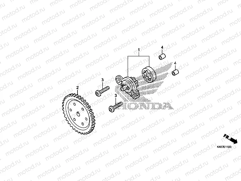 E-11 OIL PUMP