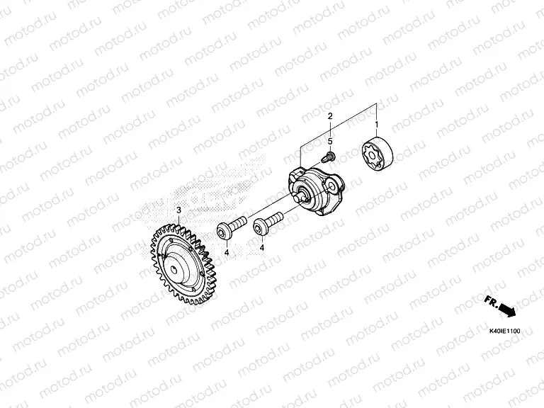 E-11 OIL PUMP