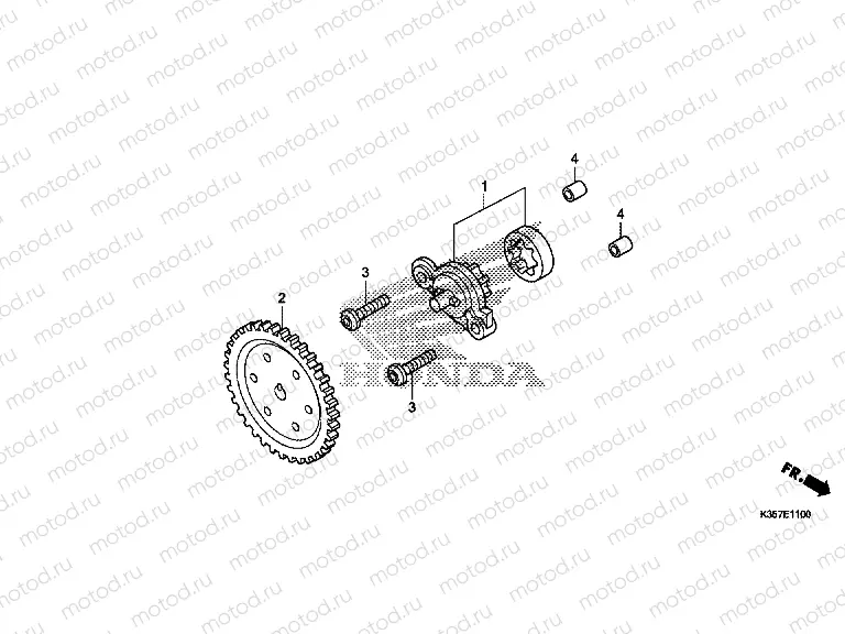 E-11 OIL PUMP