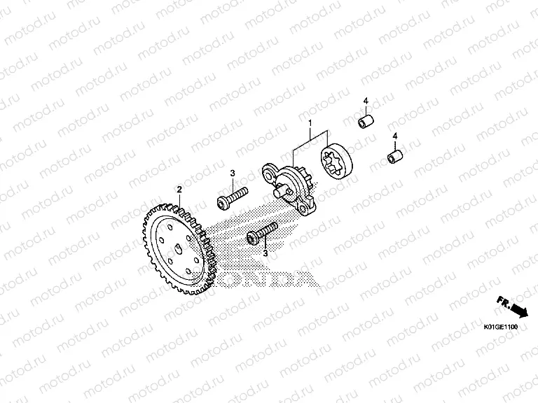 E-11 OIL PUMP
