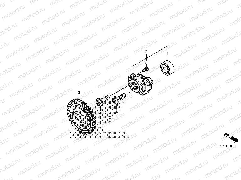 E-11 OIL PUMP