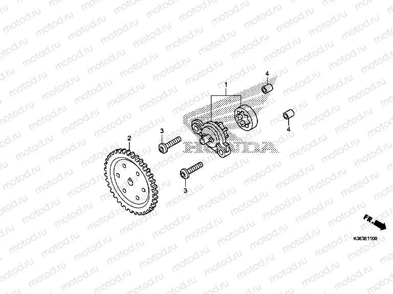 E-11 OIL PUMP
