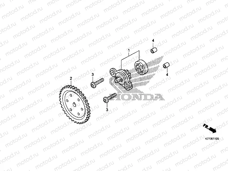 E-11 OIL PUMP