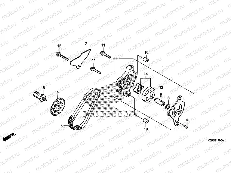 E-11 OIL PUMP