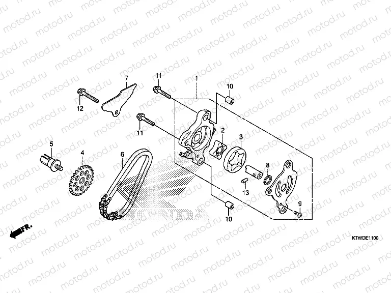 E-11 OIL PUMP