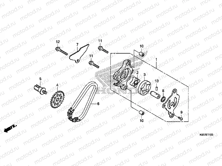E-11 OIL PUMP