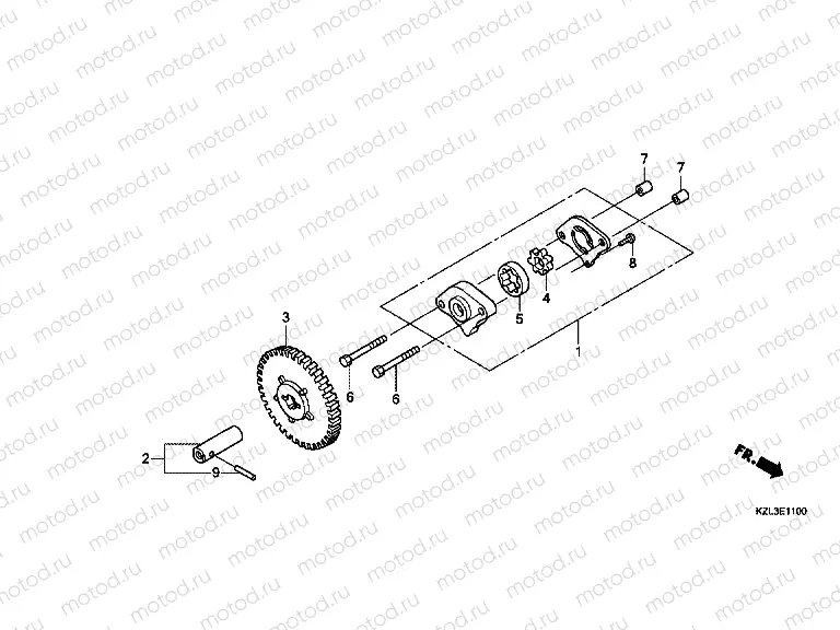 E-11 OIL PUMP