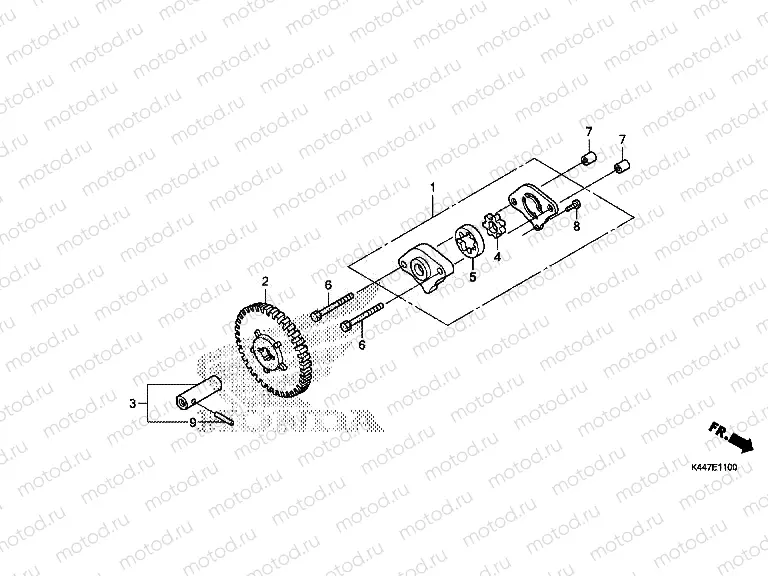 E-11 OIL PUMP
