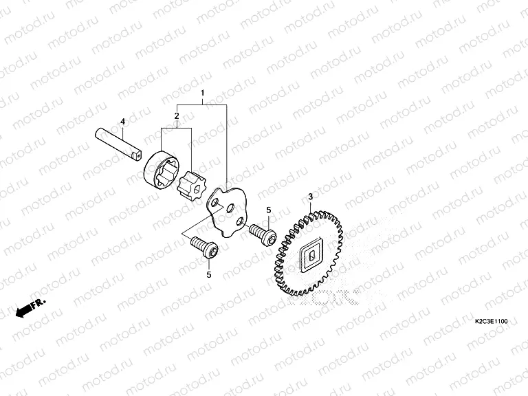 E-11 OIL PUMP