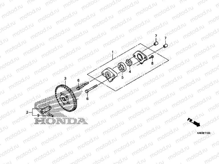 E-11 OIL PUMP