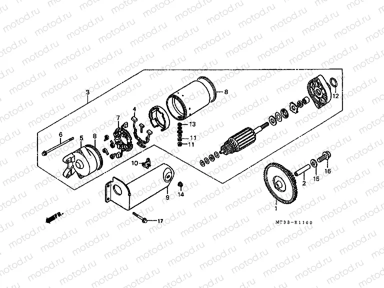 E-11 STARTER ENGINE
