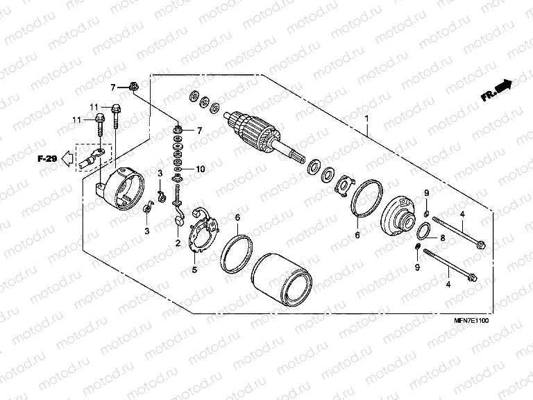 E-11 STARTER ENGINE