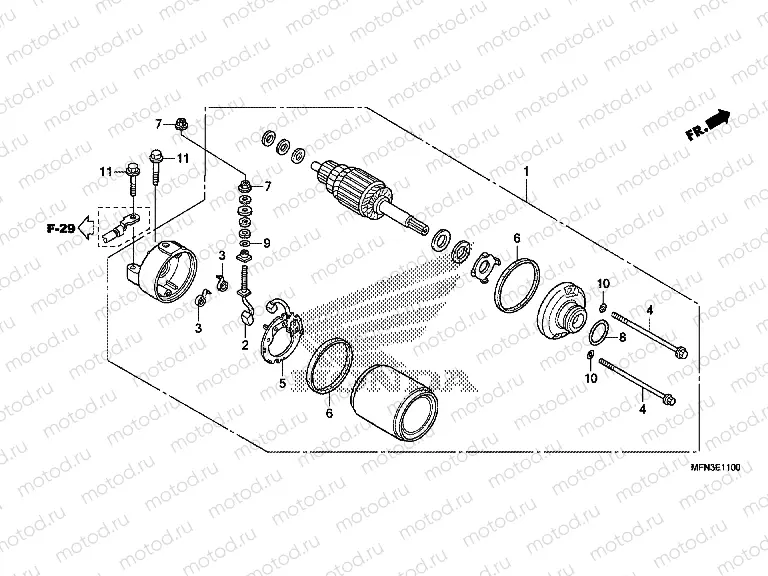 E-11 STARTER ENGINE