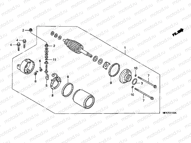 E-11 STARTER ENGINE