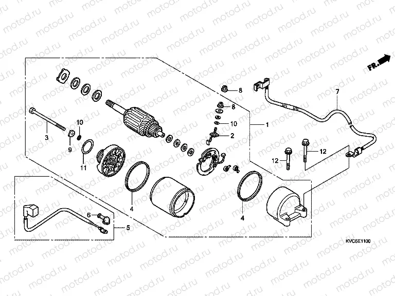 E-11 STARTER ENGINE (GLH1251SH / 2SH / 3SH)