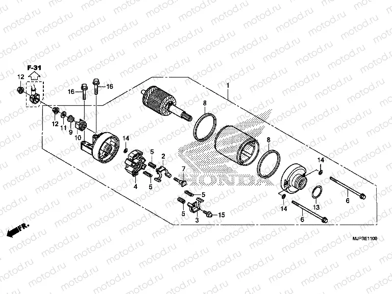 E-11 STARTER MOTOR