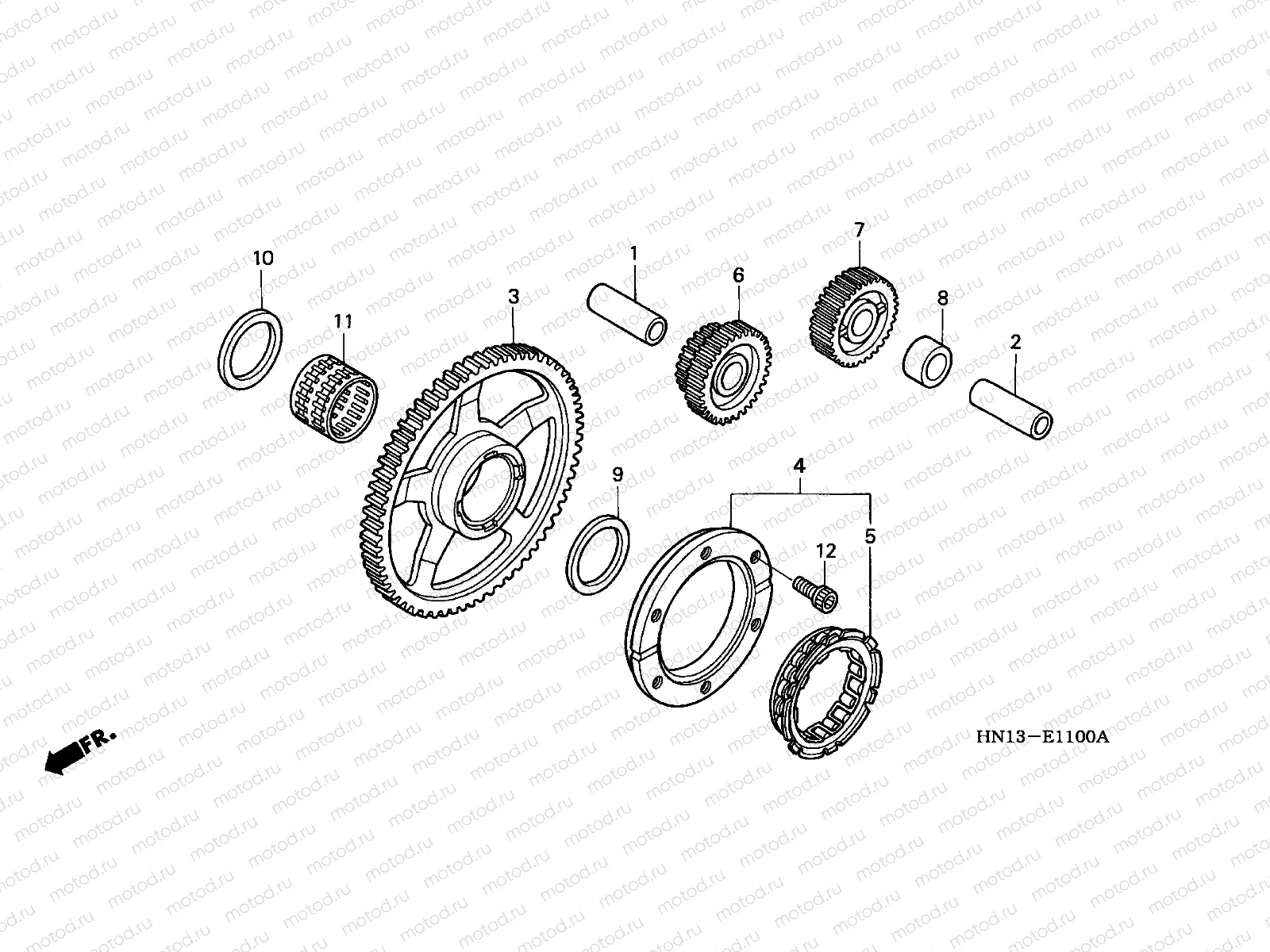 E-11 STARTING CLUTCH