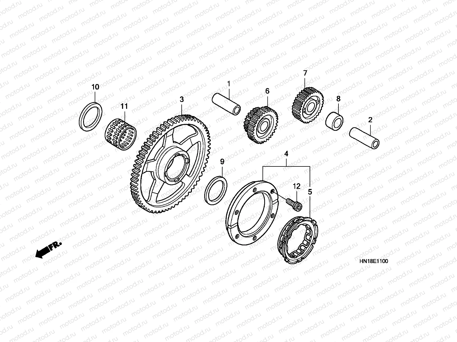 E-11 STARTING CLUTCH